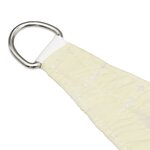vidaXL Voile de parasol Tissu Oxford rectangulaire 2 5x4 m Crème