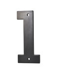 THIRARD - Chiffre 1 à visser  alliage  H.80mm  noir