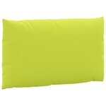 vidaXL Coussins de palette 2 Pièces vert vif tissu oxford