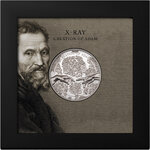 Pièce de monnaie en Argent 5 Dollars g 31.1 (1 oz) Millésime 2023 X Ray CREATION OF ADAM X