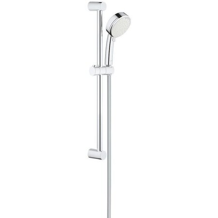 GROHE Ensemble de douche 2 jets Tempesta Cosmopolitan 100 2757820E - Barre de douche 60 cm -Limiteur de débit - Anti-calcaire-Chrome
