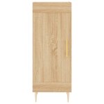 vidaXL Buffet Chêne sonoma 34 5x34x90 cm Bois d'ingénierie