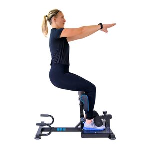 Squat machine altius appareil de musculation multifonction 88 x 56 x 50 cm - dossier réglable en hauteur - charge max 120kg