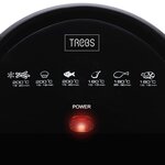 Trebs friteuse à air chaud 900 w 1 5 l noir 99354