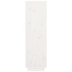 vidaXL Buffet Blanc 38x35x117 cm Bois massif de pin