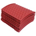 vidaXL Jupe de sapin de Noël Rouge Ø65x19 5 cm