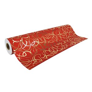 Rouleau premium 50x0 7m ronds "Arabesque rouge" clairefontaine