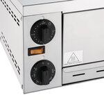 Four à pizza electrique 1 chambre compact - 1 pizza - caterlite -  - acier inoxydable 380x486xmm