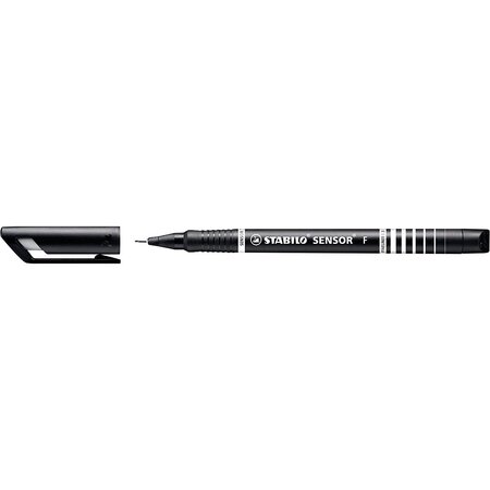 Stylo-feutre STABILO SENSOR Pointe Extra Fine Noir x 10 STABILO