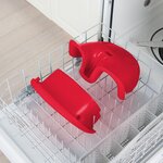 Ingenuity Siège d'appoint pour bébé 2 en 1 Baby Base Rouge coquelicot