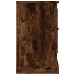 vidaXL Buffet Chêne fumé 100x35 5x60 cm Bois d'ingénierie
