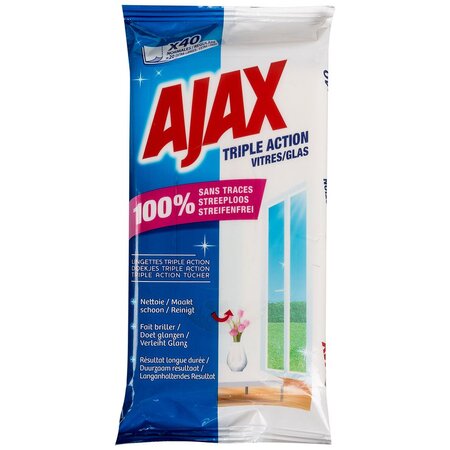 Sachet de 20 lingettes Vitres (paquet 40 unités)
