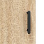 vidaXL Buffet haut Chêne sonoma 34 5x34x180 cm Bois d'ingénierie