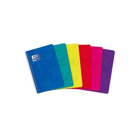 OXFORD Carnet - Petits carreaux - 180 pages - 17 cm x 12 cm x 0,8 cm