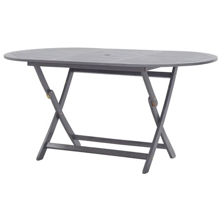 vidaXL Table pliable de jardin 160 x 85 x 75 cm Bois d'acacia massif