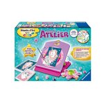 Fantastic' Atelier Numéro d'Art - Ravensburger - Coffret complet Peinture au numéro avec chevalet réglable - Des 7 ans