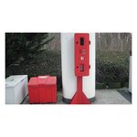 Bac à sable rouge 110l