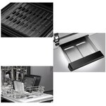 George Foreman 28000-56 - Grill Sans Fumée - 1500W  - Boîtier en Acier Inoxydable - Revêtement Antiadhésif