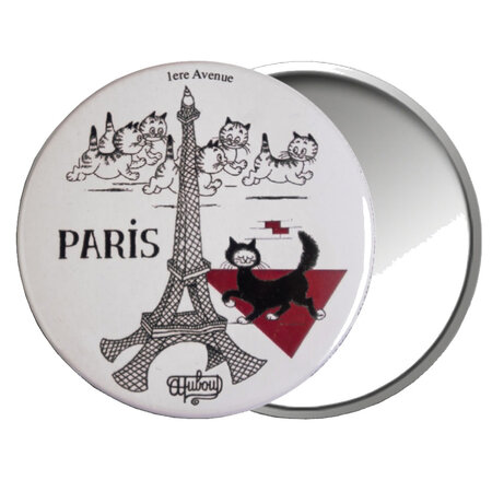Petit miroir de sac paris les chats de dubout