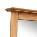 vidaXL Miroir de salle de bain Bois de pin massif 70x12x79 cm