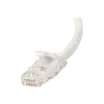 Startech.com câble réseau cat6 gigabit utp sans crochet de 3m - cordon ethernet rj45 anti-accroc - m/m - blanc