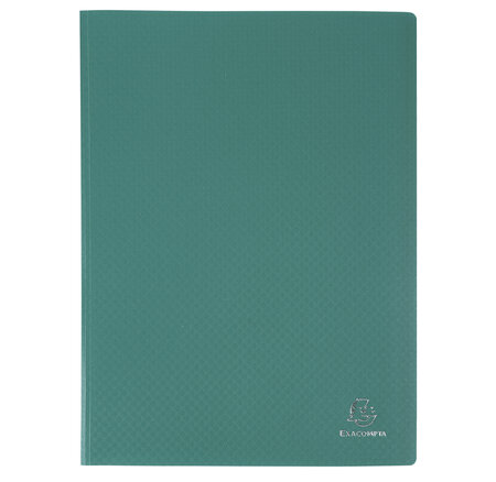 Protège-documents En Polypropylène Souple Opak 40 Vues - A4 - Vert Foncé - X 20 - Exacompta