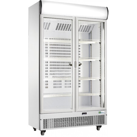 Armoire réfrigérée positive 2 portes battantes vitrées - 710 litres - afi collin lucy - r290 - acier inoxydable21180vitrée x642x209