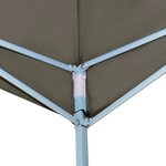 vidaXL Belvédère pliable 5x5 m Anthracite