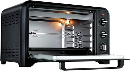 Four Électrique A Chaleur Tournante De 39L Noir