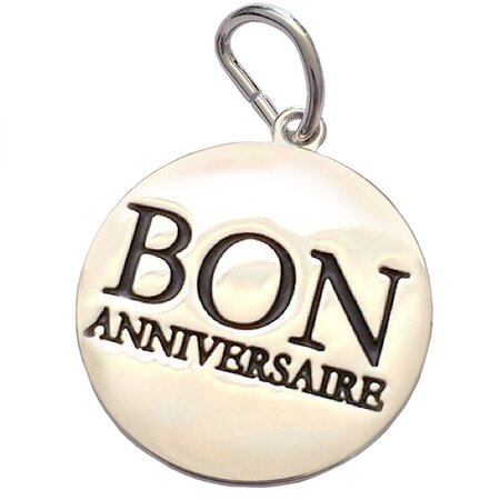 Breloque mani le chat porte taille s - bon anniversaire