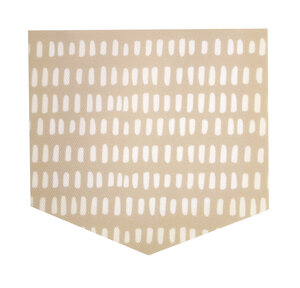 Poche thermocollante taupe 2-en-1 Bâtons 9 5 x 10 5cm