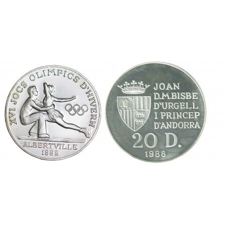 Andorre - jeux olympiques 1992 patinage artistique