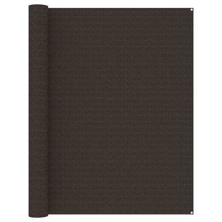 vidaXL Tapis de tente 250x350 cm Marron