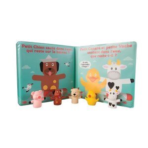 LUDI Livre et marionnettes de bain