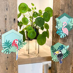 FRENCH KITS-French'Kits - Décorations murales - Les animaux tropiquaux-Kit créatif fabriqué avec amour en France