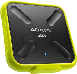 Disque dur externe Adata SSD SD700 512Go USB 3.1 Type C (Noir/Jaune)