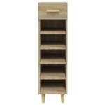 vidaXL Armoire à chaussures Chêne Sonoma 30x35x105cm Bois d'ingénierie