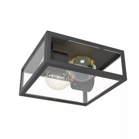 Eglo lampe murale d'extérieur alamonte noir 4832