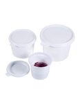 (lot  de 500 pots) pot plastique blanc 25cl