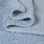 Tapis coton motif étoile - bleu 120 x 160