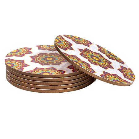 6 sous-verres ronds - mandalas