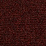 vidaXL Tapis d'escalier auto-adhésif Poinçon aiguilleté 15 Pièces Rouge