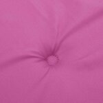 vidaXL Coussins de chaise de jardin lot de 4 rose 50x50x3 cm tissu