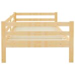 vidaXL Lit Bois de pin massif 90x200 cm