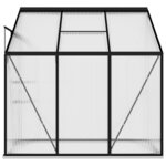vidaXL Serre Anthracite Aluminium 3 97 m³