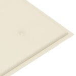 vidaXL Banc de jardin 3 places avec coussin 150 cm Gris Eucalyptus