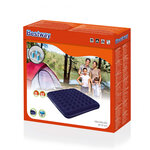 Bestway Lit gonflable floqué 203 x 183 x 22 cm 67004