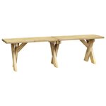 vidaXL Banc de jardin 160 cm Bois de pin imprégné
