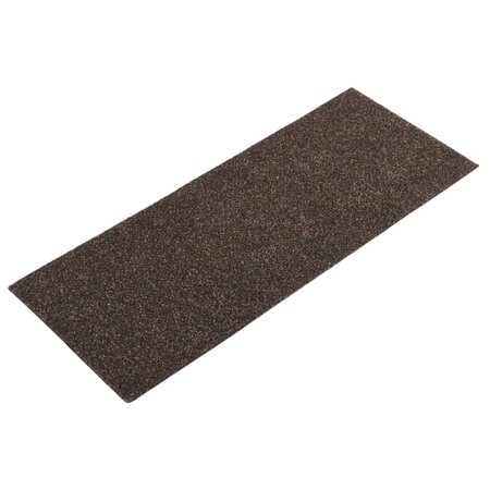vidaXL Tapis d'escalier autocollants Rectangulaire 15 Pièces 60x25 cm