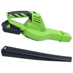 vidaXL Souffleur à feuilles sans fil et bloc-piles 20V 1500 mAh Li-ion